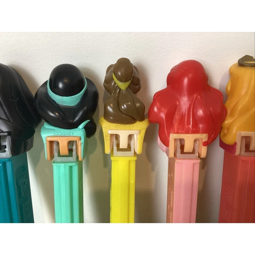 Disney Princess PEZ Candy Dispensers 8 Characters Cinderella Sleeping Snow Mulan